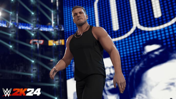 Pat McAfee in WWE 2K24.