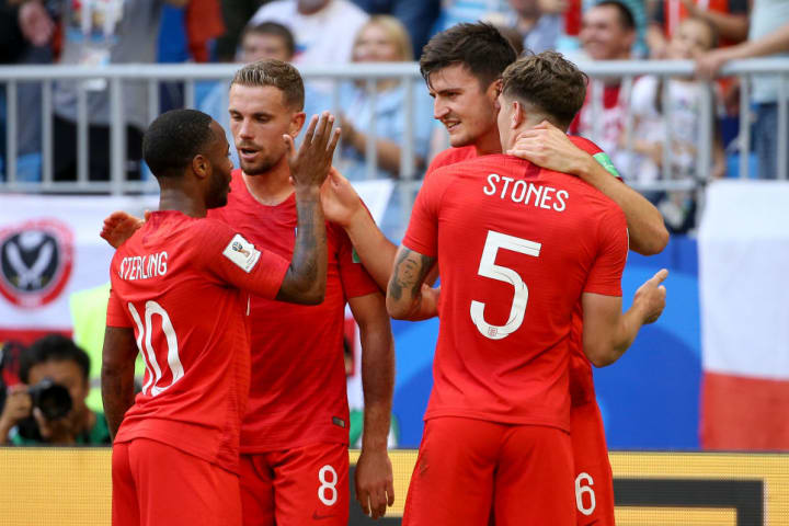 Harry Maguire, Jordan Henderson, John Stones, Raheem Sterling