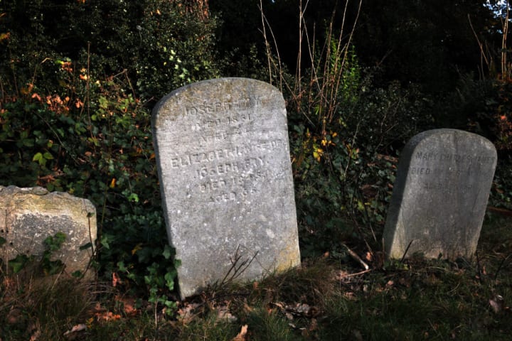 Elizabeth Fry's gravestone at Wanstead Quaker Meeting House, London.