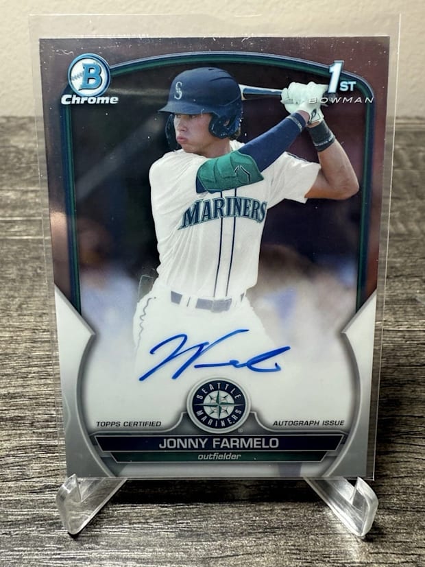 2023 Bowman Draft Jonny Farmelo 1st Bowman Autograph