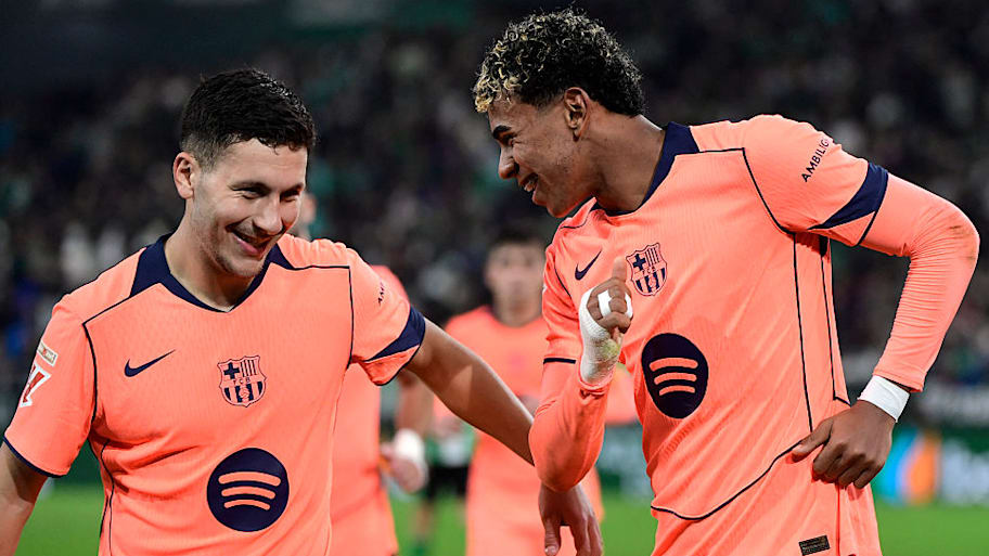 Roony Bardghji and Lamine Yamal