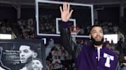 TCU retired Kenrich Williams' jersey, number 34, in 2024. Williams will play for an NBA title with the Oklahoma City Thunder. 