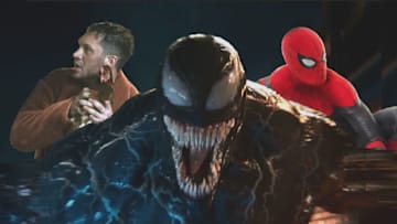 VENOM and VENOM: LET THERE BE CARNAGE, and key art from SPIDER-MAN: FAR FROM HOME. 