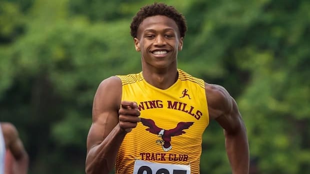 During his time with the Owings Mills Track Club, Khary Adams established himself as much more than fast runner.