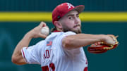 Arkansas Razorbacks ace Zach Root was sensational in pitching the Hogs past the Tennessee Volunteers in the opener of last weekend's Super Regional at Baum-Walker Stadium. He hopes to duplicate that performance Saturday against the LSU Tigers in the College World Series.