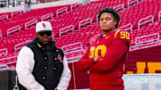 Defensive line recruit Christian Ingram on his visit to the USC Trojans.