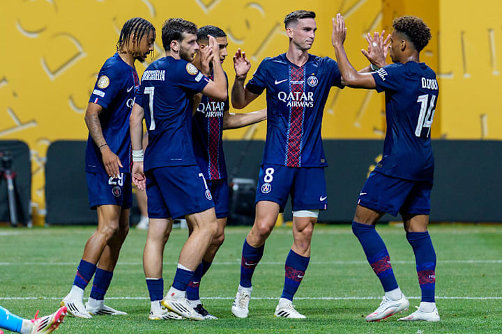 Fabián Ruiz, Khvicha Kvaratskhelia, Bradley Barcola, Désiré Doué