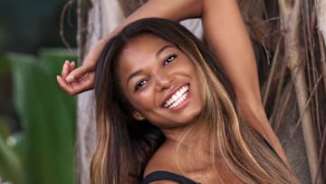 Gabby Thomas was photographed by Ben Horton at The Boca Raton.