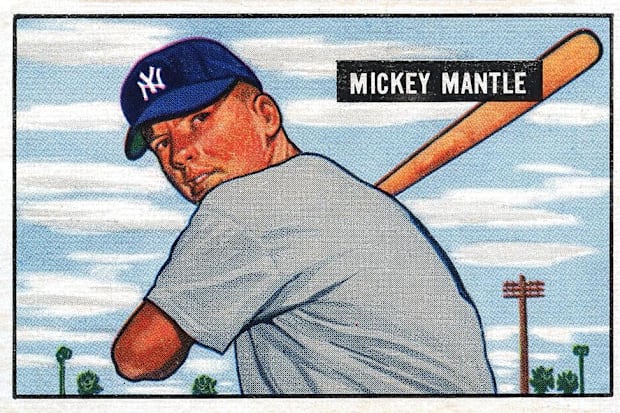 1951 Bowman Mickey Mantle