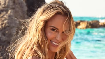 Jena Sims was photographed by Ben Watts in Bermuda. 