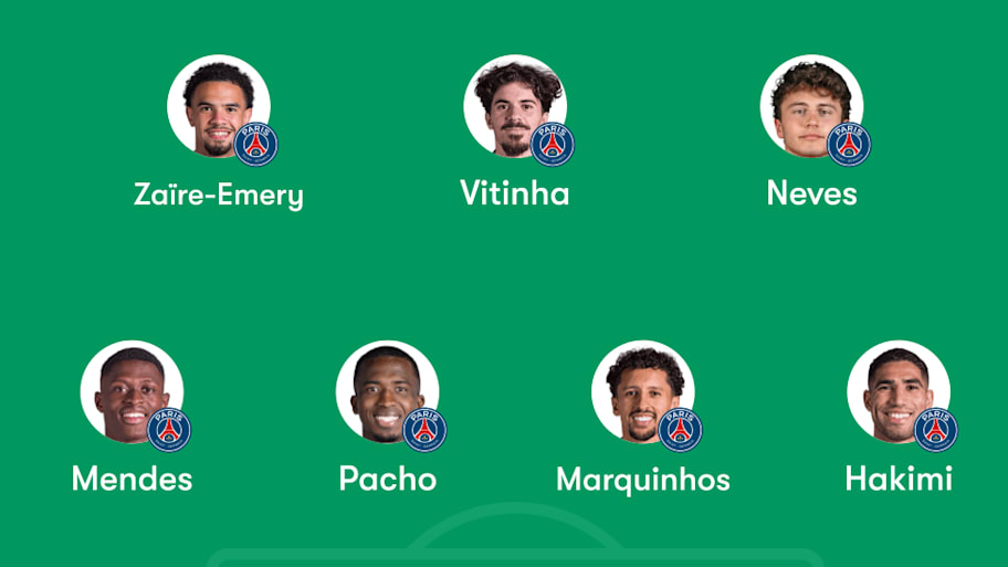 PSG lineup 