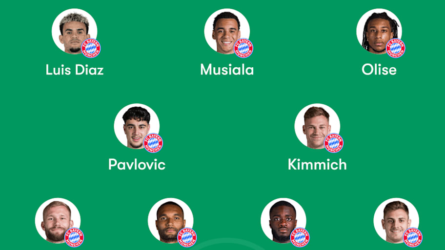 Bayern Munich lineup