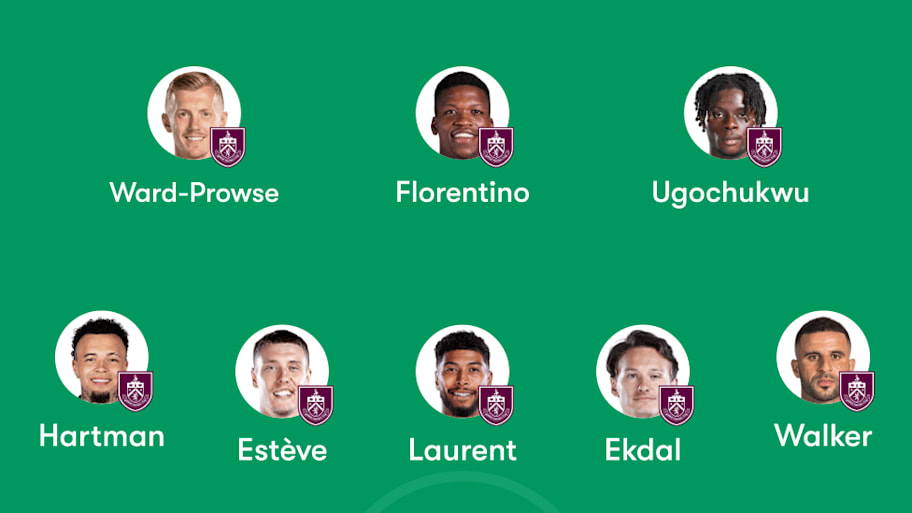 Burnley lineup