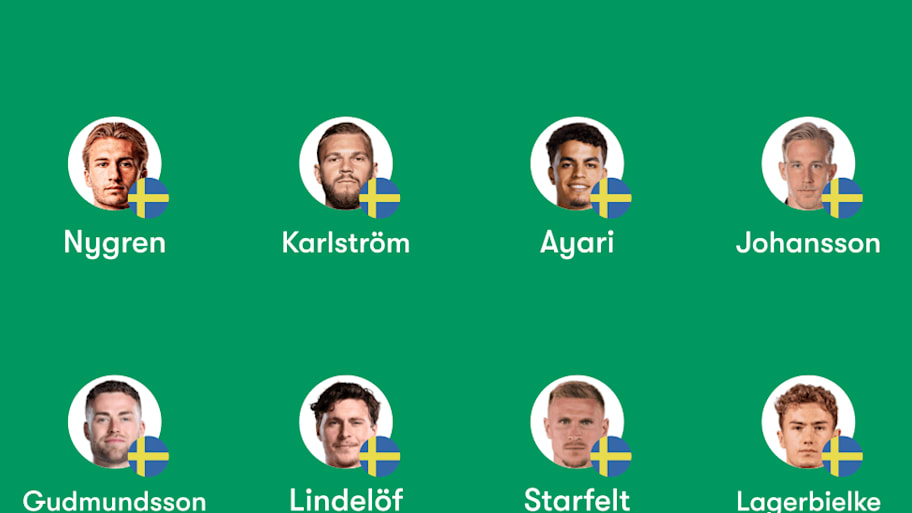 Sweden lineup