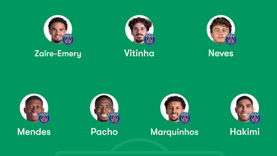 PSG lineup