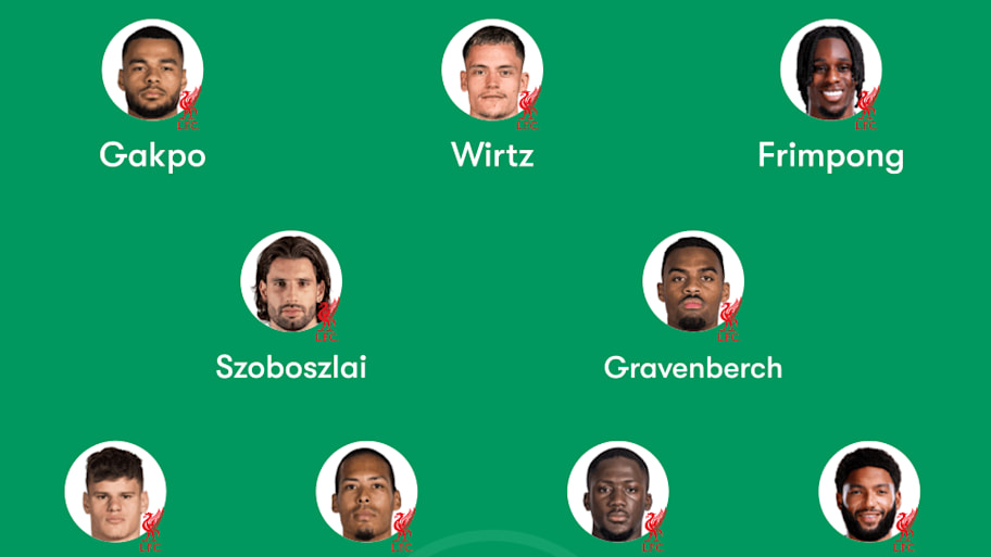 Liverpool lineup 