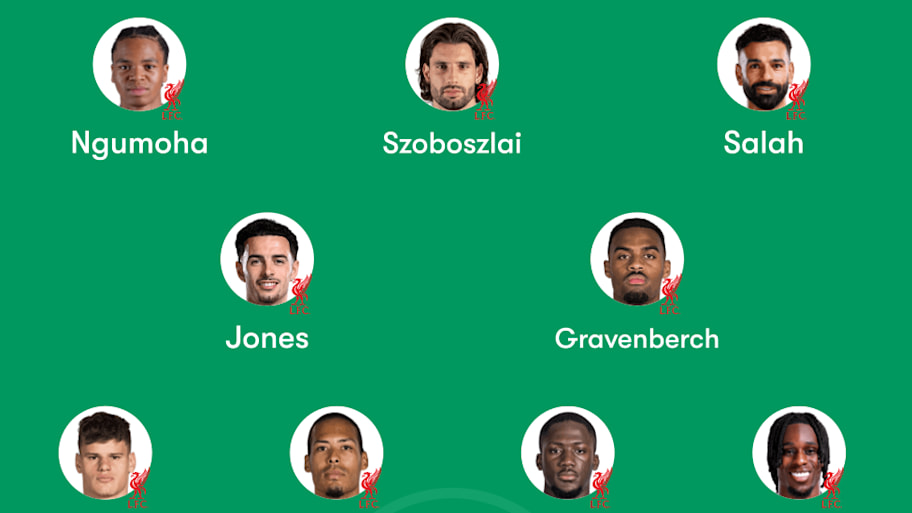 Liverpool lineup