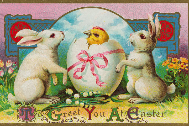 To Greet You at Easter Postcard