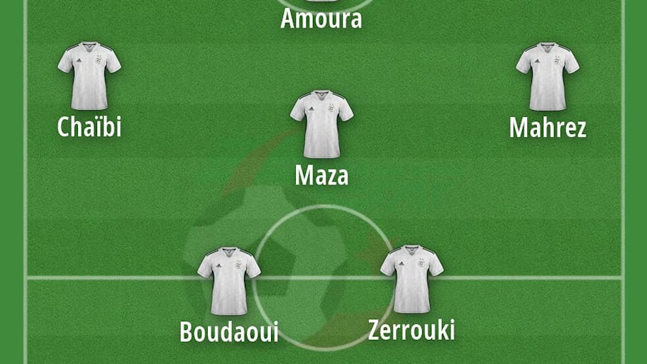 Algeria’s predicted starting XI at the 2026 World Cup. 