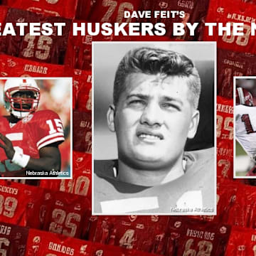 Counting down the greatest Nebraska football players by jersey number.