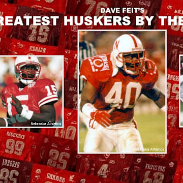 Counting down the greatest Nebraska football players by jersey number.