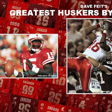 Counting down the greatest Nebraska football players by jersey number.
