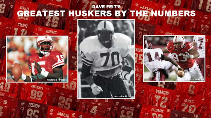 Counting down the greatest Nebraska football players by jersey number.