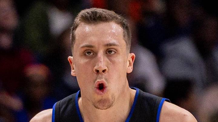 Jan 21, 2026; New Orleans, Louisiana, USA;  Detroit Pistons forward Duncan Robinson (55): Stephen Lew-Imagn Images
