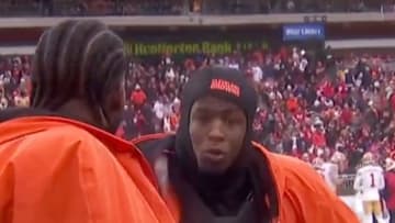 Shedeur Sanders and Jerry Jeudy tried to get on the same page on Sunday. 