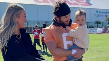 Baker and Emily Mayfield, with daughter Kova Jade