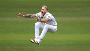 Such was Ben Stokes in the entire match; above ground