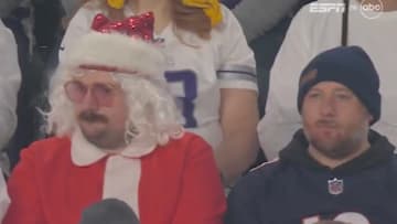 Ditka Claus at the Bears - Vikings game. 