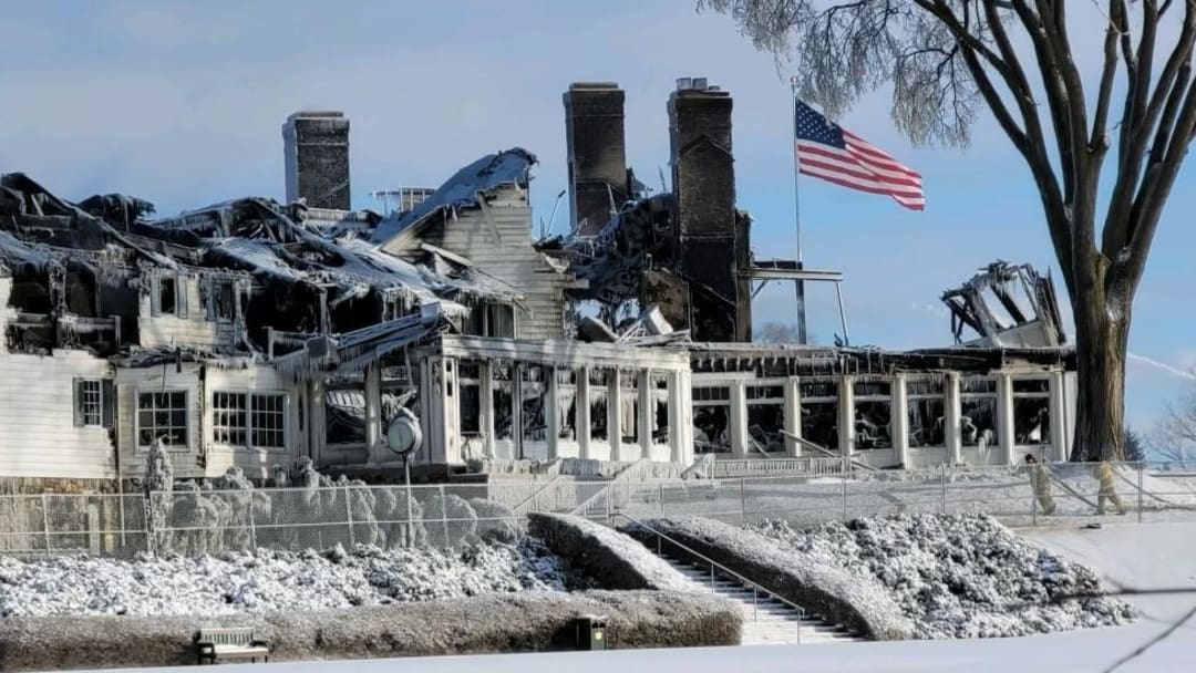 The Oakland Hills Country Club clubhouse fire took four days to fully extinguish. The Oakland Hills Country Club clubhouse fire took four days to fully extinguish.