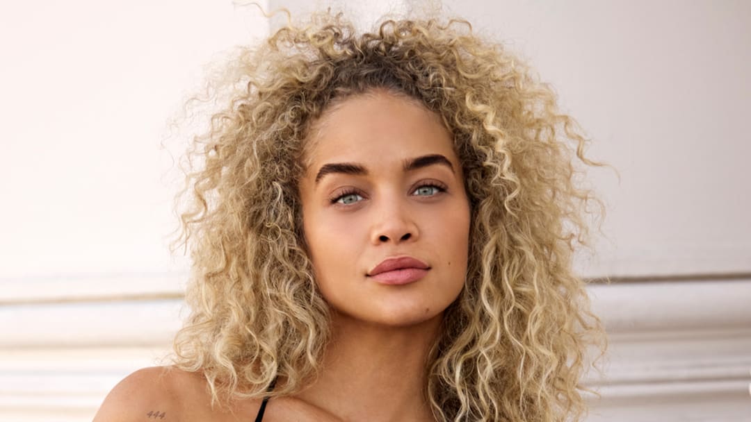 Jasmine Sanders was photographed by Derek Kettela in Switzerland. 