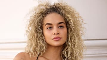 Jasmine Sanders was photographed by Derek Kettela in Switzerland. 