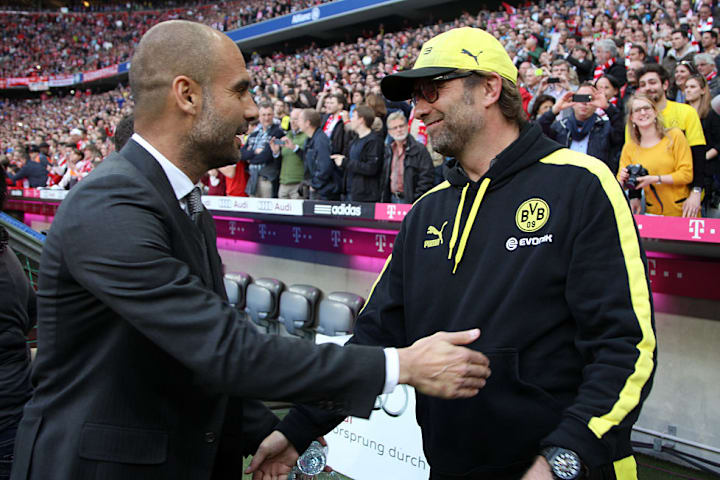 Sinnbild für den echten Klassiker: Pep Guardiola und Jürgen Klopp
