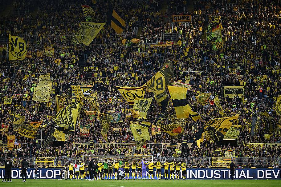 Dortmund’s Yellow Wall.