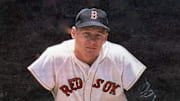 Jackie Jensen as a member of the Red Sox