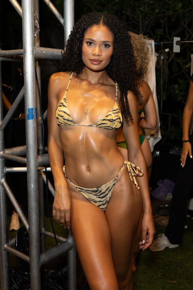 Dominique Ruotolo attends Sports Illustrated Swimsuit Runway Show