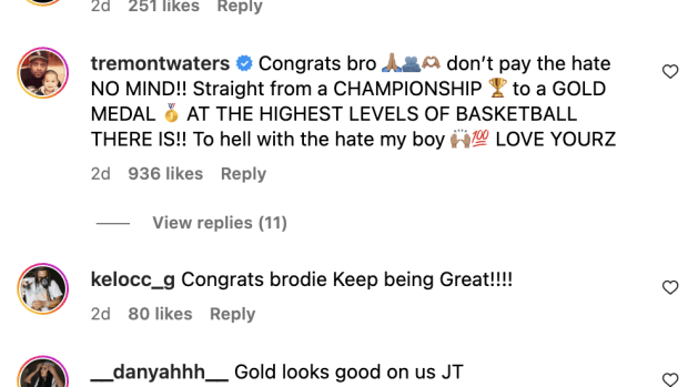 Tremont Waters Comment