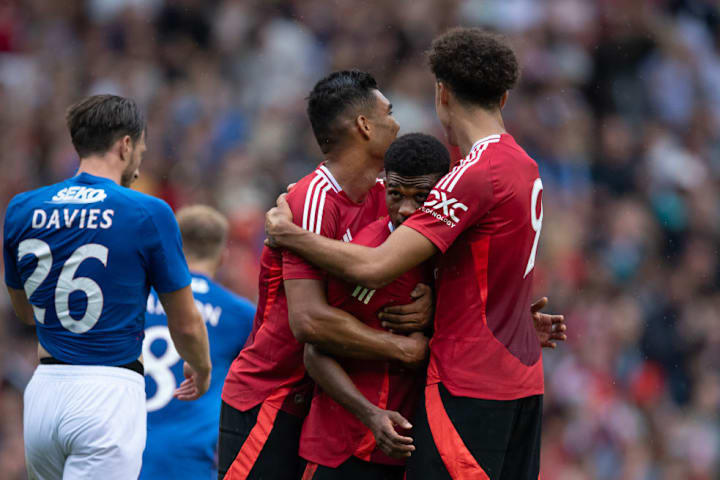 Amad Diallo, Casemiro, Ethan Wheatley, Mason Mount
