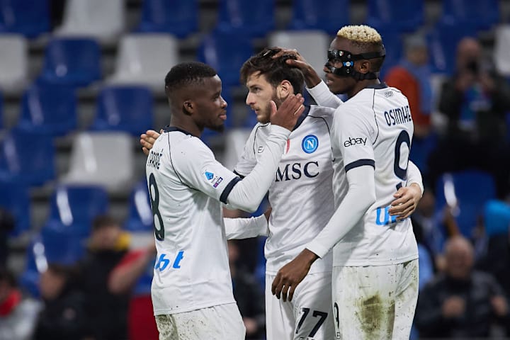 Khvicha Kvaratskhelia, Victor Osimhen, Hamed Junior Traore