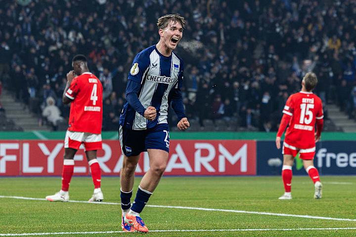 Herthas Hoffnungsträger Kennet Eichhorn - gelingt mit ihm der Halbfinaleinzug?