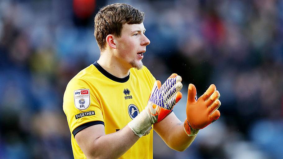 Anthony Patterson of Millwall reacts during the Sky Bet Championship match between Preston North End and Millwall at Deepdale