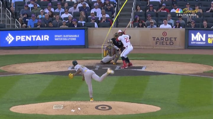 This pitch by Luis Medina might have been the worst pitch of the MLB season. This pitch by Luis Medina might have been the worst pitch of the MLB season.