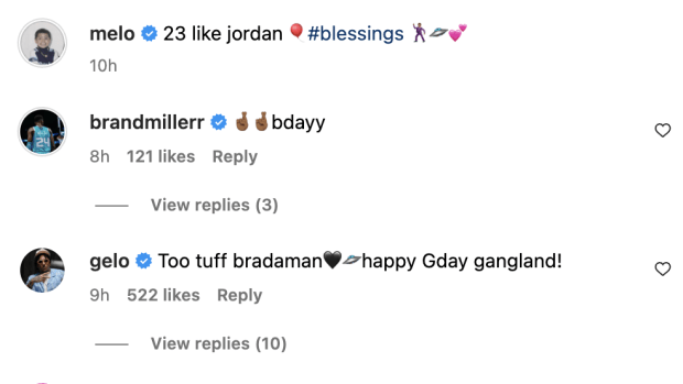 LiAngelo Ball's Comment