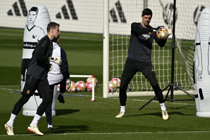 Real Madrid training in Spain