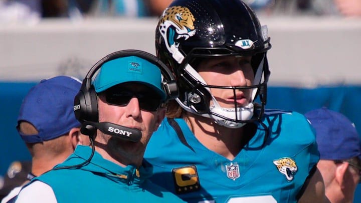 Jaguars head coach Liam Coen and quarterback Trevor Lawrence can punch their ticket to the postseason with a win on Sunday. Jaguars head coach Liam Coen and quarterback Trevor Lawrence can punch their ticket to the postseason with a win on Sunday.