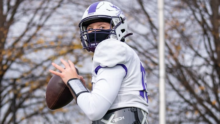 Tottenville's Justin McGuire preparing for the PSAL 4A semi-final vs Erasmus Hall