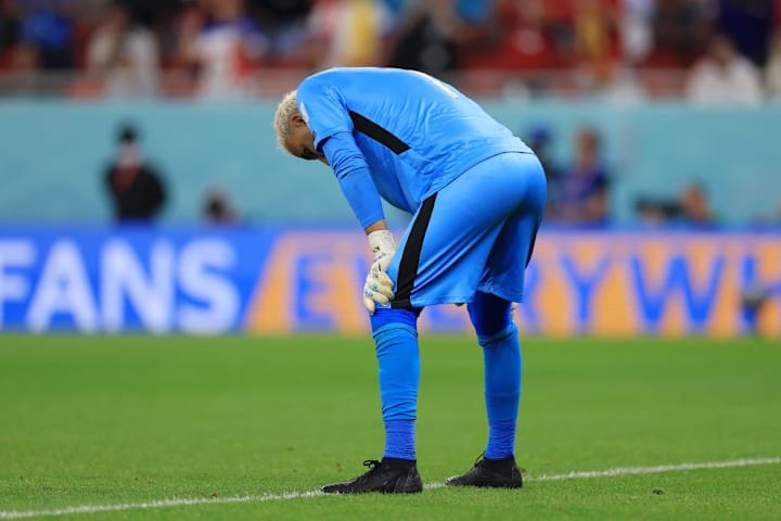 Tujuh tendangan ke arah gawang Keylor Navas seluruhnya menjadi gol
